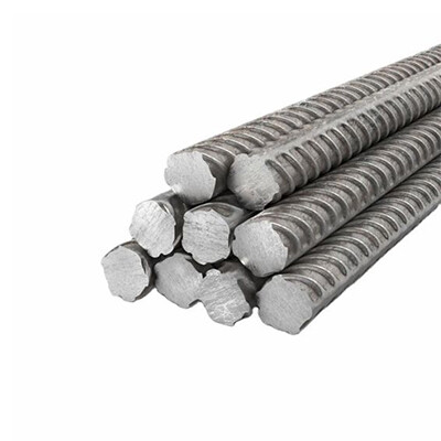 Galvanized steel bars threaded rebar