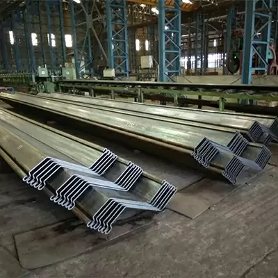 Z-shaped steel sheet pile Q355B