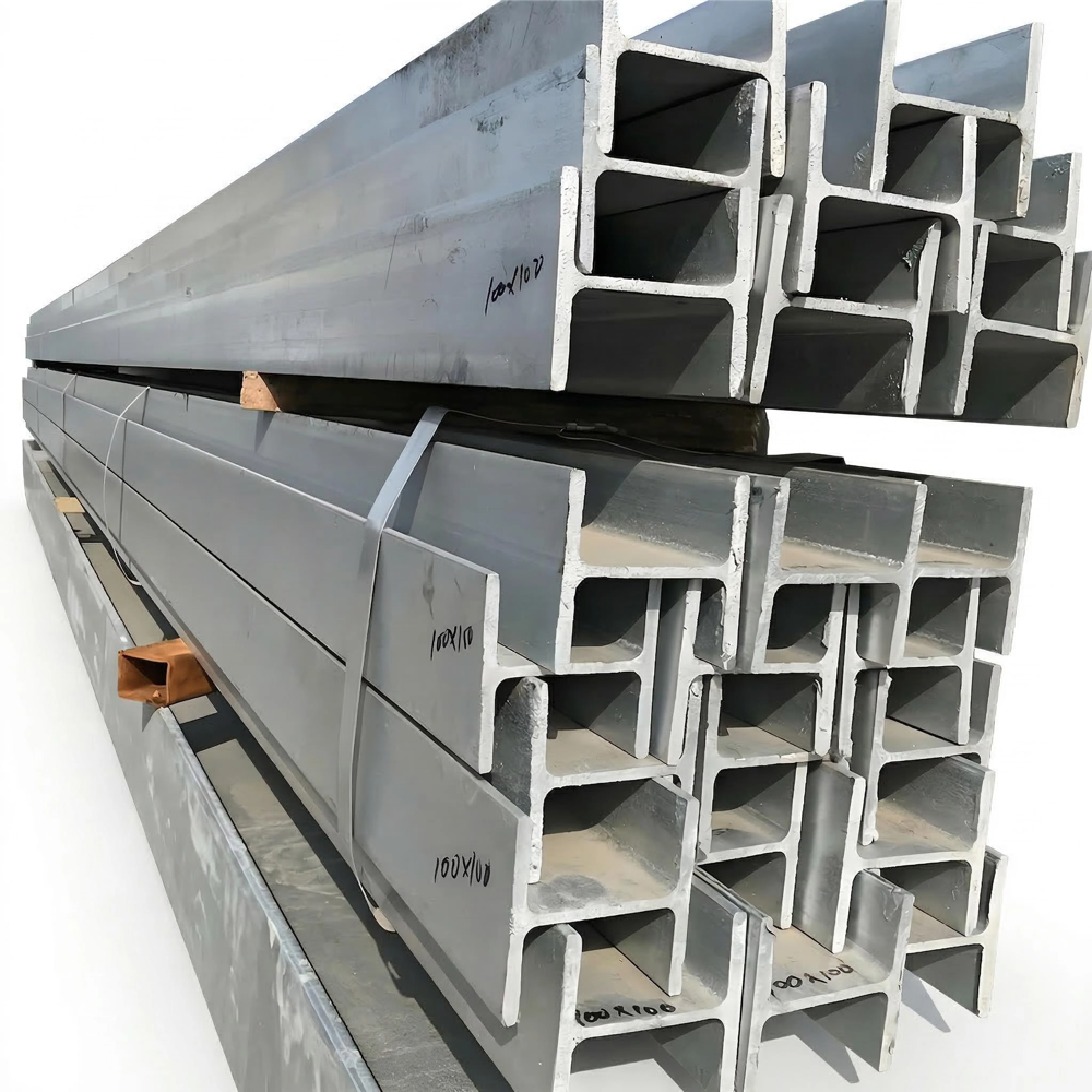 Anti-Corrosion HDG H Beam Steel Column Hot Dip Galvanized Wide Flange Beam 86μm Zinc Layer Outdoor Structure