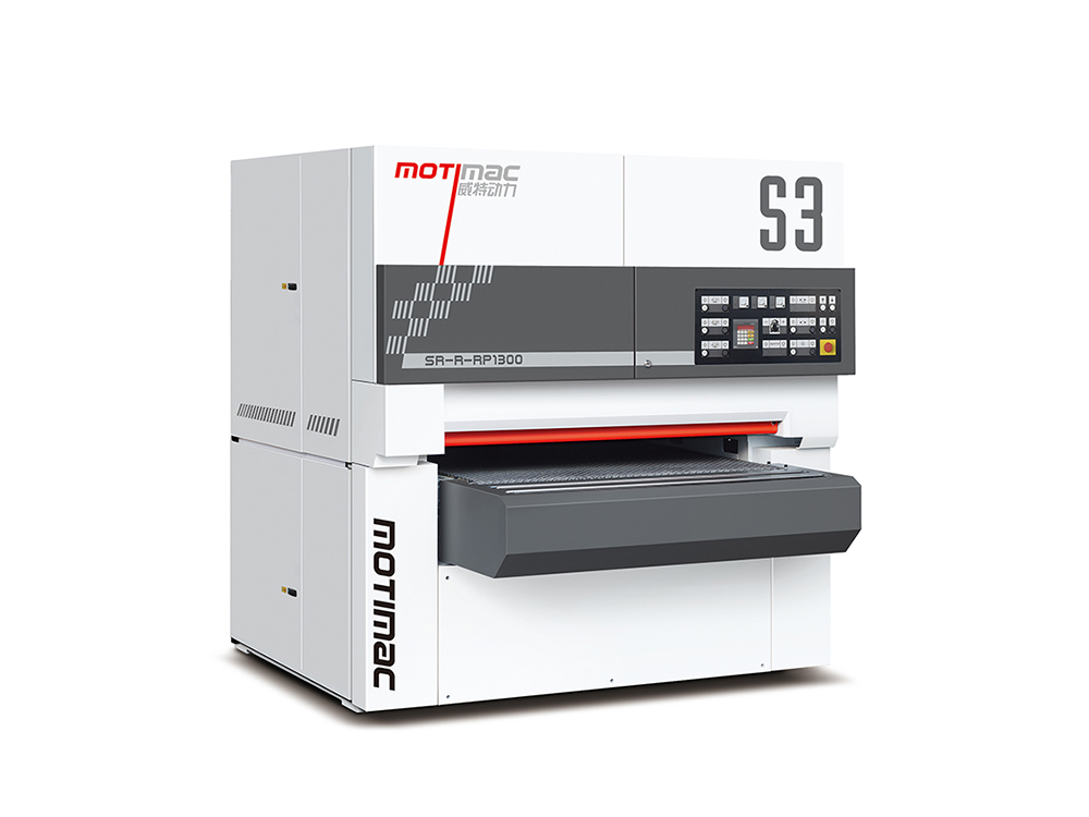 What is the benefit of a wide belt sander?