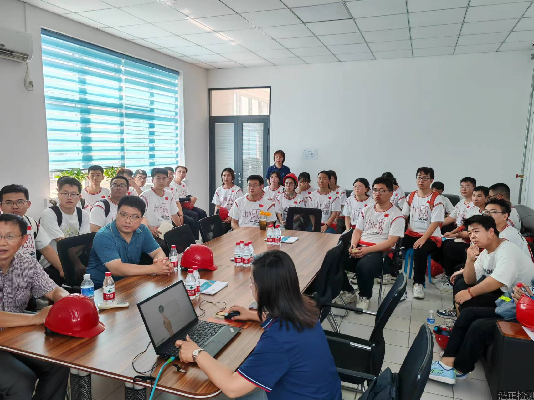 河北工业大学化工学院师生来我公司参观学习