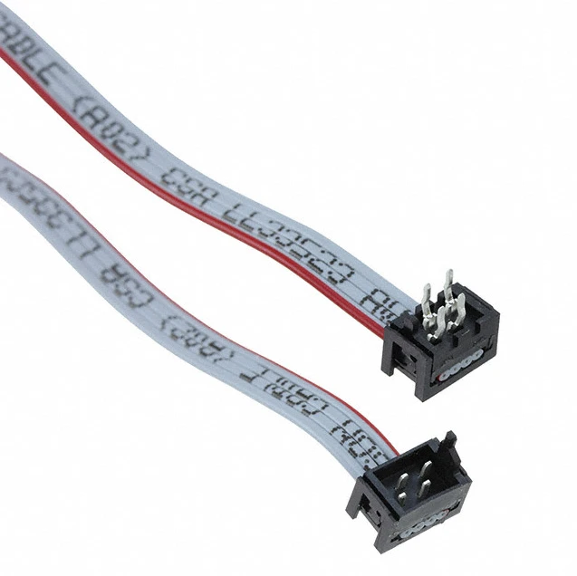 2205112-1 4 Conjunto de cables rectangulares Enchufe a PCB Arnés de cables de 0,246 'Ampliamente aplicable con especificaciones completas RCD