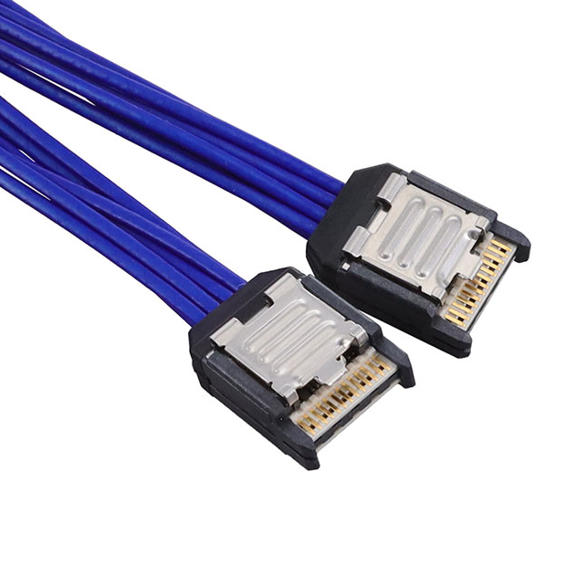 ARC6-08-24.0-LU-LD-2-1 Mazo de cables blindado azul de 8 18 posiciones de enchufe a enchufe de 2,00 '(609,60 mm) con material de alta calidad y rendimiento estable RCD