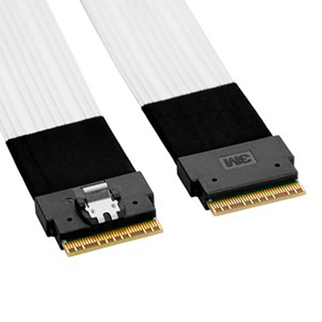 8ES8-1DD21-0,75 74 Mazo de cables SAS de 18 posiciones de enchufe a enchufe de 750,00 mm (2,46') con varios modelos de RCD de amplia aplicación