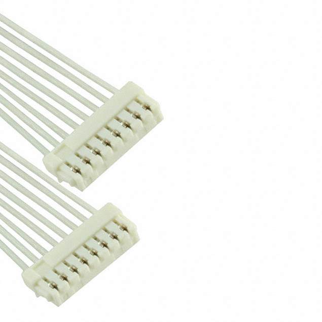 A08SUR08SUR32W51A 8 conjunto de cables rectangulares toma a toma, inversa 0.167 '(50.80mm, 2.00 