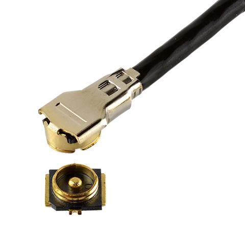 Terminal en stock 0,81 mm, original de cuarta generación PBT negro UL94V-0 bronce fosforoso chapado en oro, I-PEX P/N 20448-001R-081 RCD