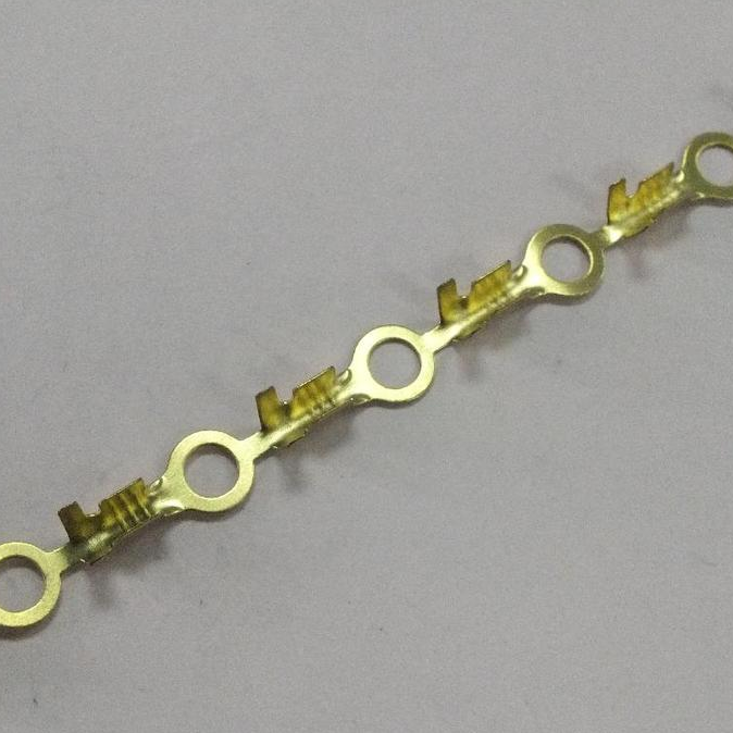 Terminal de anillo, latón con estañado nebuloso, diámetro de cable compatible 26AWG~22AWG, orificio redondo Ø3.2, Shangtong P/V R60323-B2 RCD