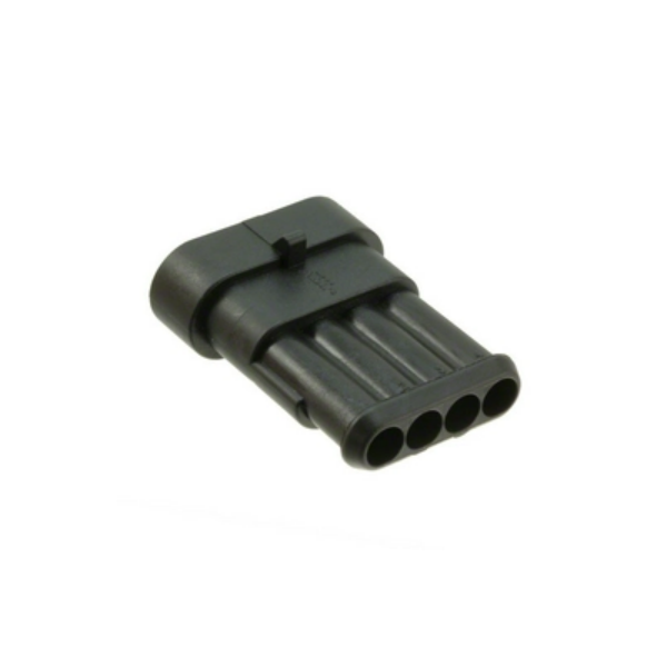 En stock HSG PH6.0mm 1*4P negro hilera simple PA66-GF TE P/N 282106-1 RCD