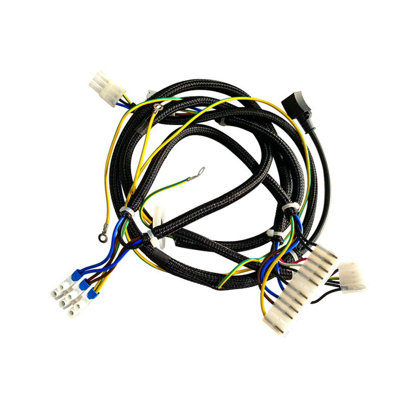 ¿Cuál es el flujo principal del proceso de producción del mazo de cables para nuevas energías?