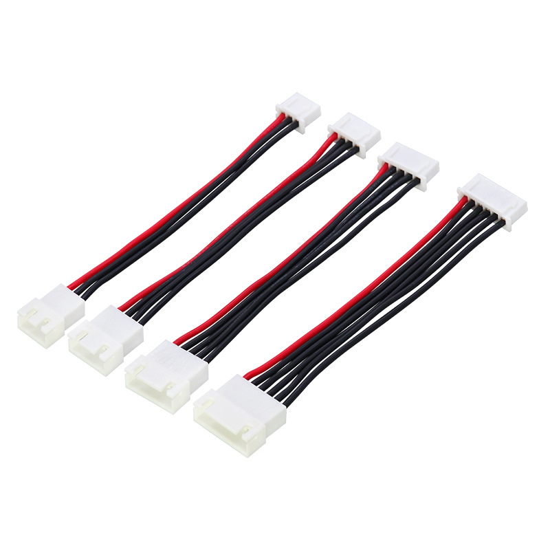 Cable terminal XH2.54 2P/3P 22AWG, cable plano rojo y negro para módulo de alimentación de almacenamiento, ventilador de refrigeración y arnés de cableado de alimentación, material de alta calidad y rendimiento estable RCD