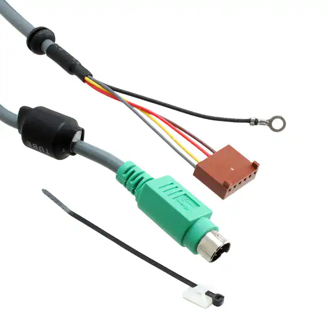 Conjunto de cable de terminal de anillo y zócalo rectangular de alta calidad para CABLE TRACKBALL industrial PS / 2 2.5M Conjunto de cable de terminal de anillo y zócalo rectangular de alta calidad para CABLE TRACKBALL industrial PS / 2 2.5M