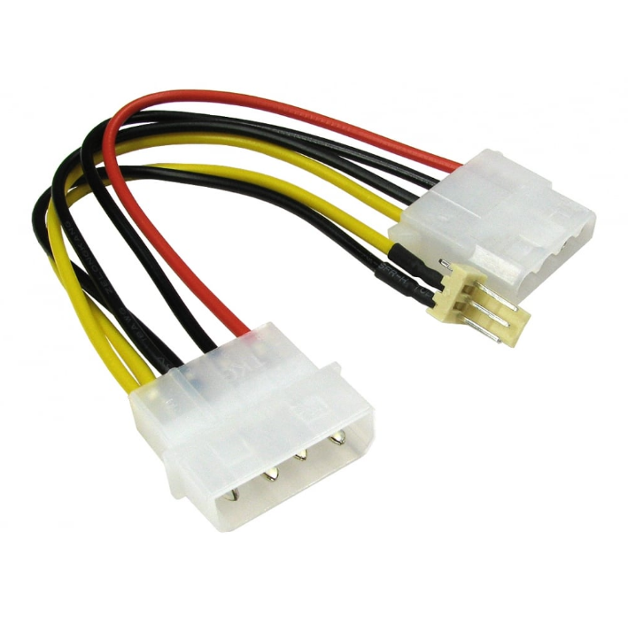 Conjunto de cable de extensión Molex con conector de ventilador de 3 pines