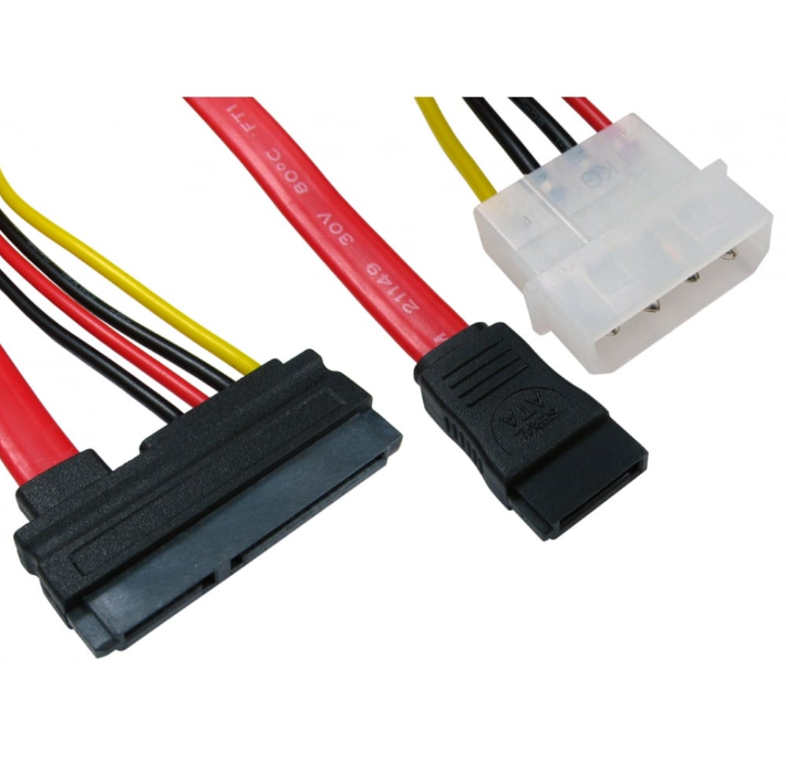 Personalice el conjunto de cables de alimentación y datos combinados Molex a SATA de alta calidad
