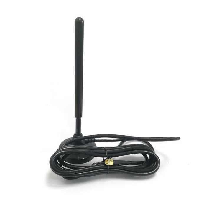 Antena de ventosa de alta ganancia de 433Mhz 35dbi, barra de cobre aérea de Radio, Cable magnético fuerte de 3 metros, SMA macho