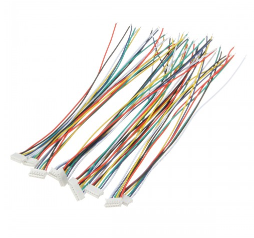 Mini micro JST 1.5mm zh 6-pin connector plug and wire and cable 15cm