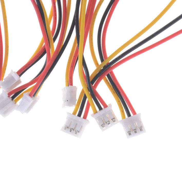 Mini Micro JST 2.0mm PH Conector de 3 pines con cables Cables Cable PCB de 200MM
