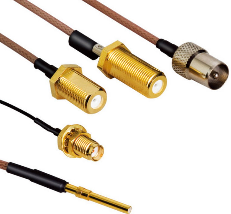 Diversos conjuntos de cables RF de alta eficiencia para cables de video y cámara