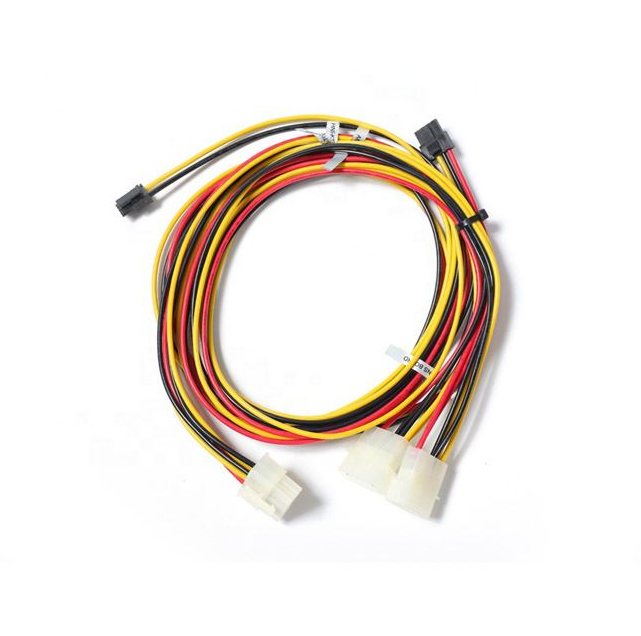 Arnés Molex personalizado ul1007 18awg (rojo, amarillo, azul, negro) Arnés Molex personalizado ul1007 18awg (rojo, amarillo, azul, negro)