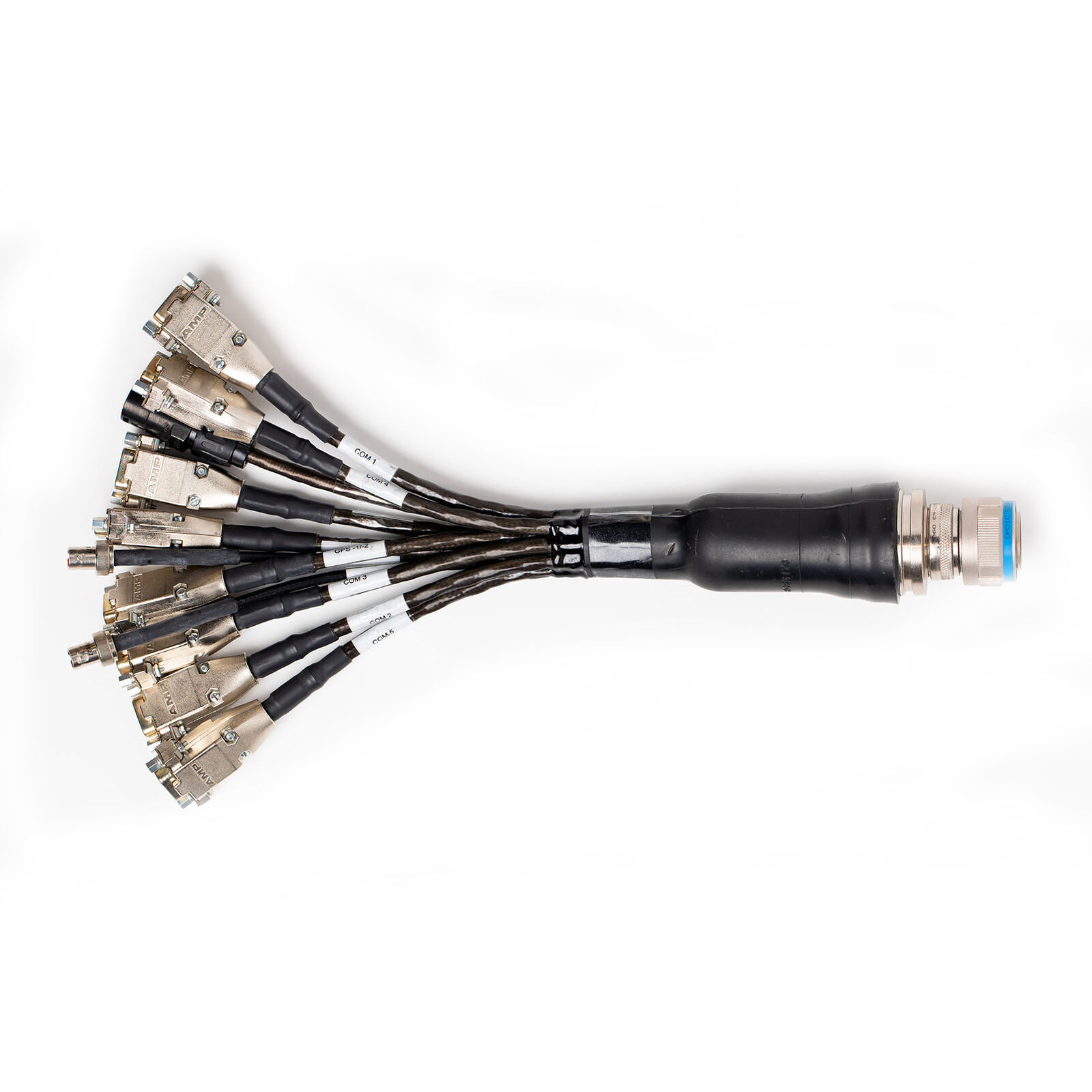 Arnés de montaje de cable personalizado cableado de retorno de sobremoldeo de cable de fibra óptica personalizado