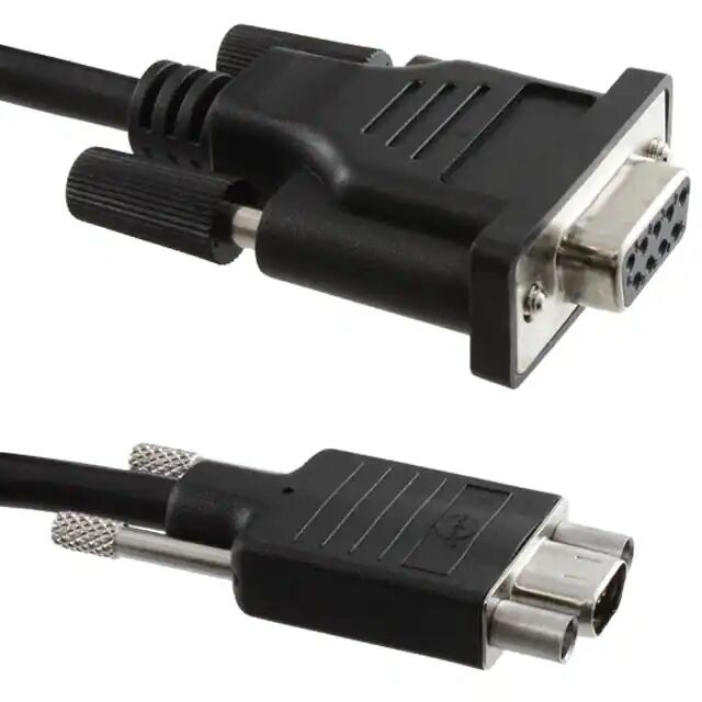 Conjunto de cables CMD 9 POS Zócalo a 9 POS D-SUB Zócalo UL 2464 28AWG