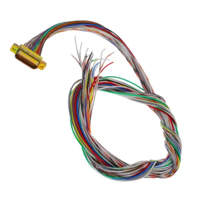 Fabricante de conector hembra tipo D de ensamblaje de cable D-sub con alta confiabilidad y calidad
