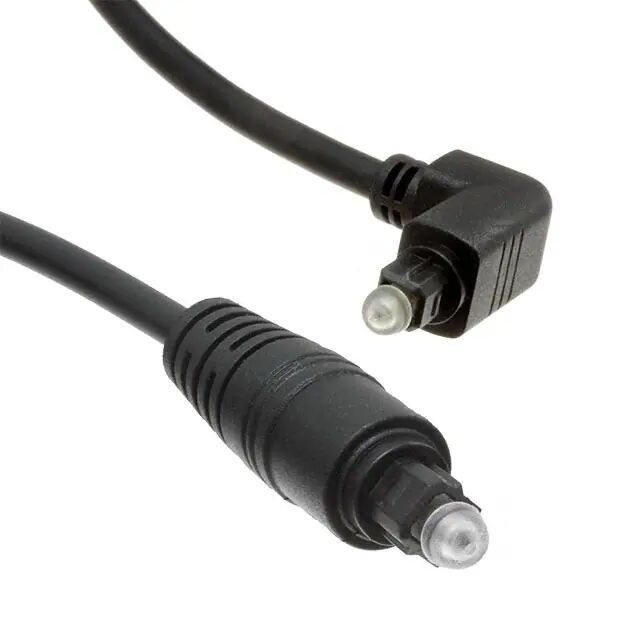 Ensamblaje de cable de fibra óptica Enchufe Toslink a ángulo recto Fabricante de enchufe Toslink