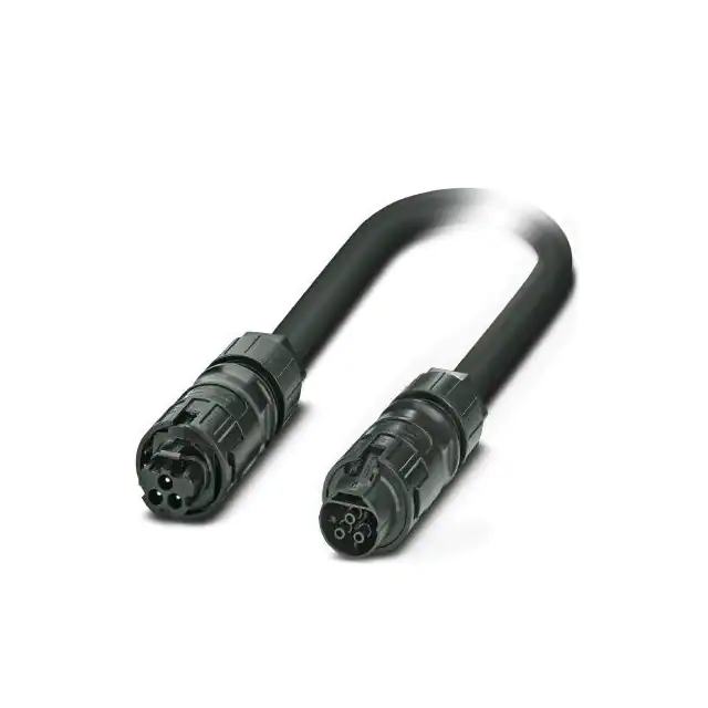 Cable de conexión de toma de conector pin fotovoltaico roscado de alta calidad