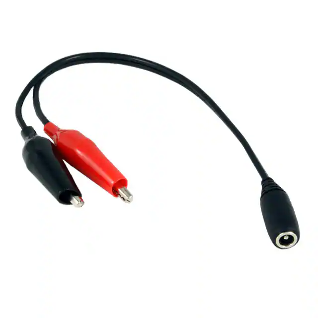 Ensamblaje de cable personalizado de alta calidad con conector hembra a pinza de cocodrilo