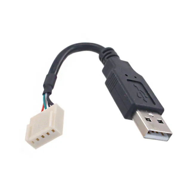 Conjunto de cable de conector de crimpado de tipo USB de alta calidad personalizado a 5 vías Conjunto de cable de conector de crimpado de tipo USB de alta calidad personalizado a 5 vías