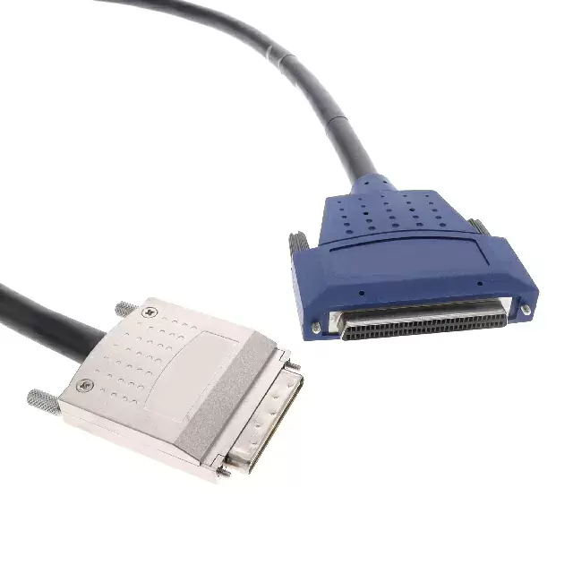 Conjunto de cable de puerto paralelo en forma de D macho a macho de cobre estañado 30awg 7/38