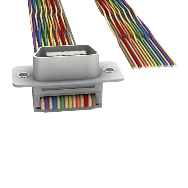 Conjunto de cable plano de par trenzado trenzado terminado en una variedad de conectores IDC Conjunto de cable plano de par trenzado trenzado terminado en una variedad de conectores IDC