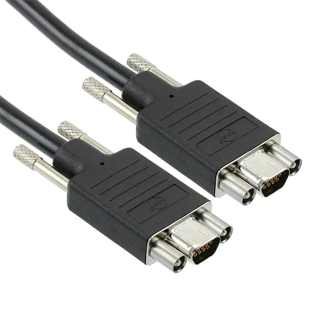 Ensamblaje de cable D-sub hembra a hembra chapado en oro de alta calidad personalizado Ensamblaje de cable D-sub hembra a hembra chapado en oro de alta calidad personalizado