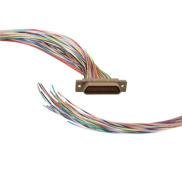 Ensamblaje de cable D-sub Conector hembra de múltiples hebras a ensamblaje de cable conductor de un solo hilo Ensamblaje de cable D-sub Conector hembra de múltiples hebras a ensamblaje de cable conductor de un solo hilo