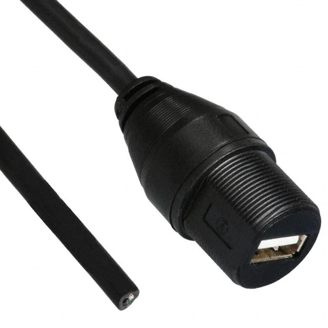 Cable USB 2.0 un conjunto de cable de acoplador circular hembra a cable