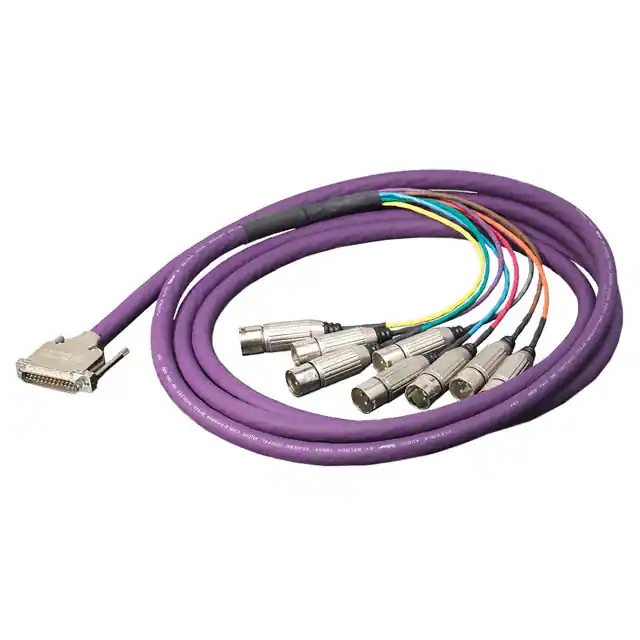 Conjunto de cable D-sub de 25 pines macho a XLR hembra de alta calidad