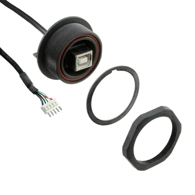 USB 2.0 IP68, IP69K Conjunto de cables de extremo simple y doble para configuración de PC y periféricos
