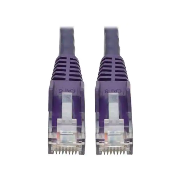 Cable Ethernet moldeado sin enganches (UTP) Cat6 RJ45 macho a macho Púrpura