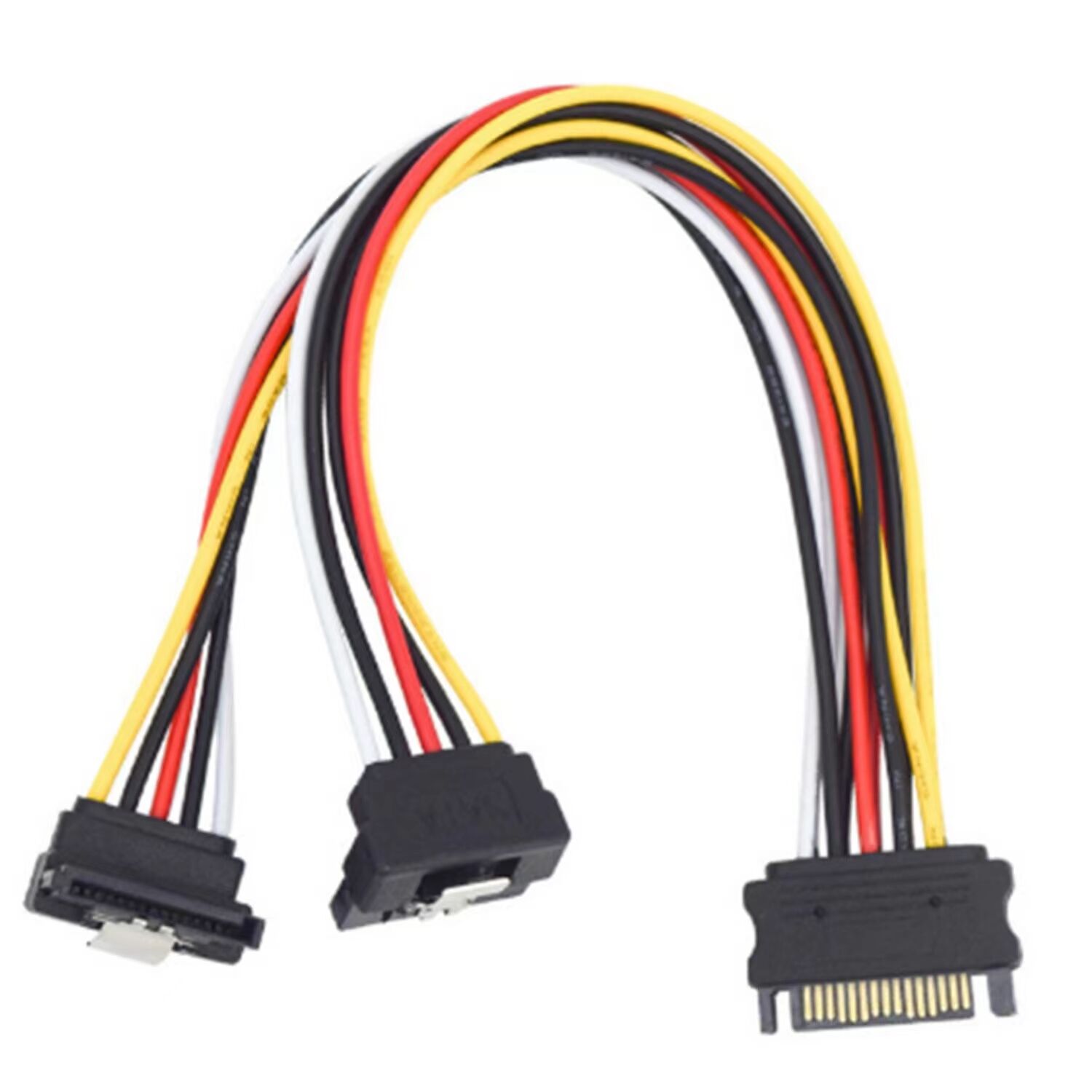 Cable de alimentación sata15p macho a 15p hembra metralla caja SATA 100718 Cable de alimentación sata15p macho a 15p hembra metralla caja SATA 100718