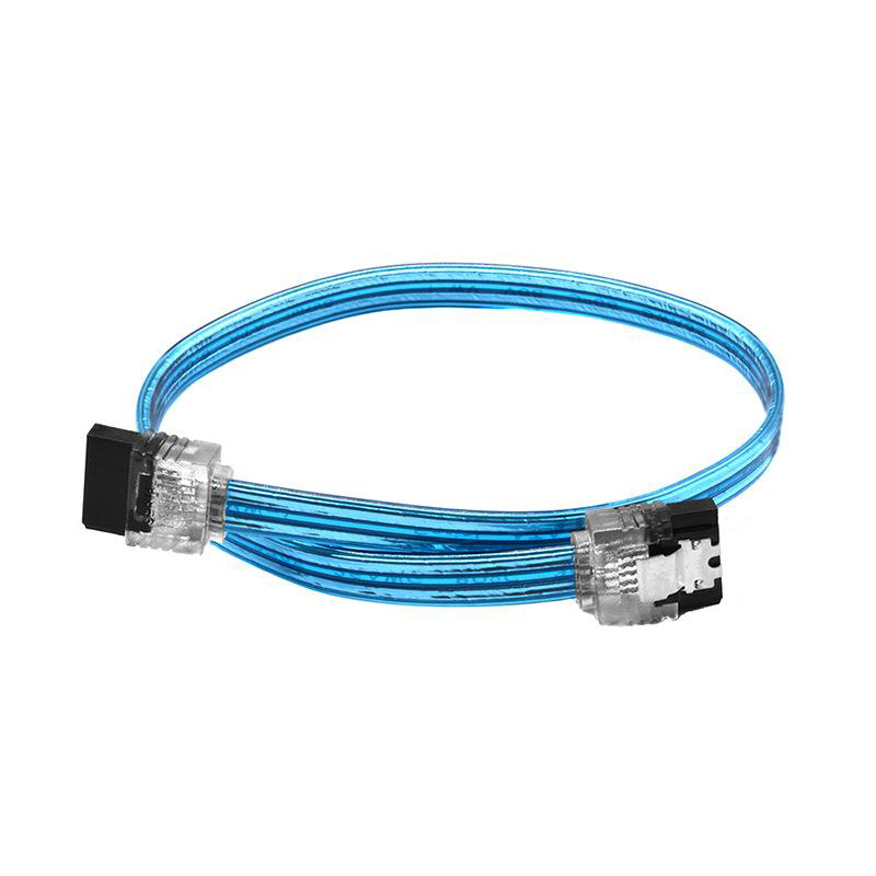 El fabricante proporciona cable de datos de color puerto serie sata3.0 cable de disco duro cable de chasis codo