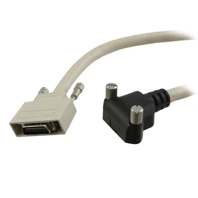 Ensamblaje de cable de cinta Mini D digital de alta velocidad de pares de doble eje blindados en ángulo recto Ensamblaje de cable de cinta Mini D digital de alta velocidad de pares de doble eje blindados en ángulo recto