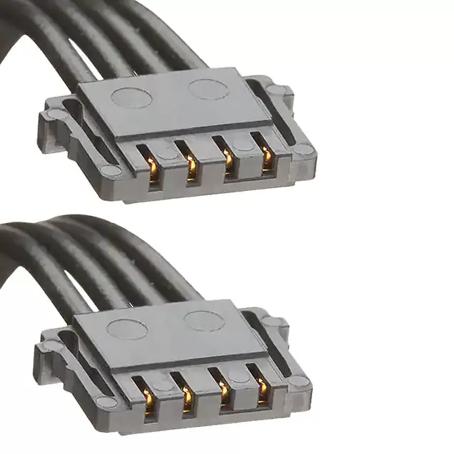 Diseño personalizado MOLEX 0151320402 4 arnés de cables de montaje de cable rectangular fabricado profesionalmente bajo demanda RCD