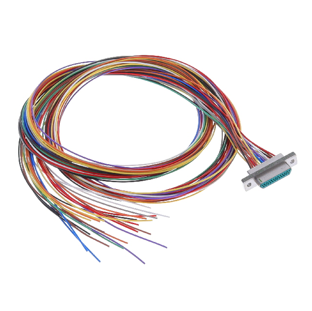 Proceso de instalación M83513/03-D04N Ensamblaje de cable D-Sub Tipo D, micro D de varios hilos, de un solo hilo Arnés de cables de 3,00' Personalización de lotes pequeños Equipo profesional RCD