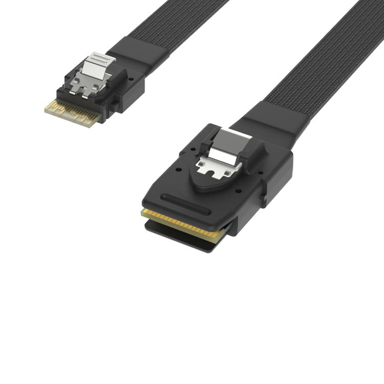 SlimSAS (SFF8654 4i) A MINI SAS 36P SFF8087 Arnés de cables Personalización de lotes pequeños Equipo profesional RCD