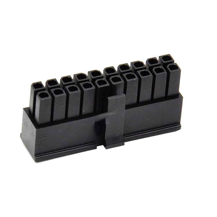 HSG PH3.0mm 2*10P Negro Doble Fila NYLON UL94V-0 Molex P/N 43025-2000 RCD