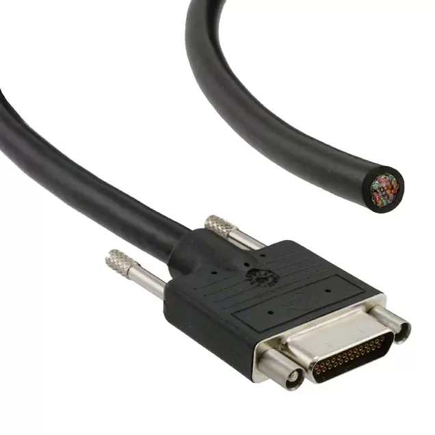Especificaciones 0834249019 Conjunto de cable D-Sub Tipo D, micro D negro, hilo único (redondo) Arnés de cables de 1,50' amplia gama de RCD ecológicos de protección ambiental
