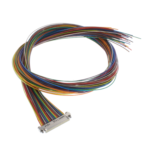 Rendimiento estable A28000-015 Conjunto de cable D-Sub tipo D, Nano-D multitrenzado, tira de arnés de 1,50' ampliamente adecuado para RCD de protección ecológica
