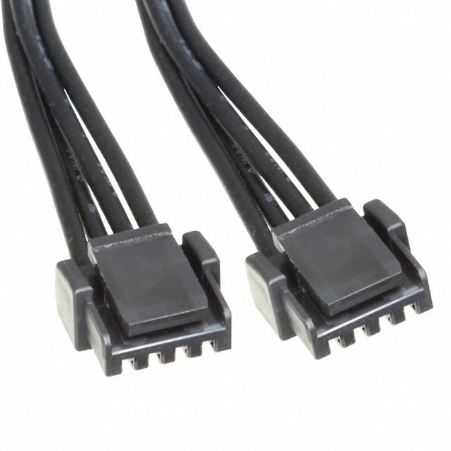 Conjunto de 4 cables rectangulares enchufe a enchufe Arnés de cableado de 1,39' (425,00 mm) Equipo profesional de personalización por lotes pequeños RCD