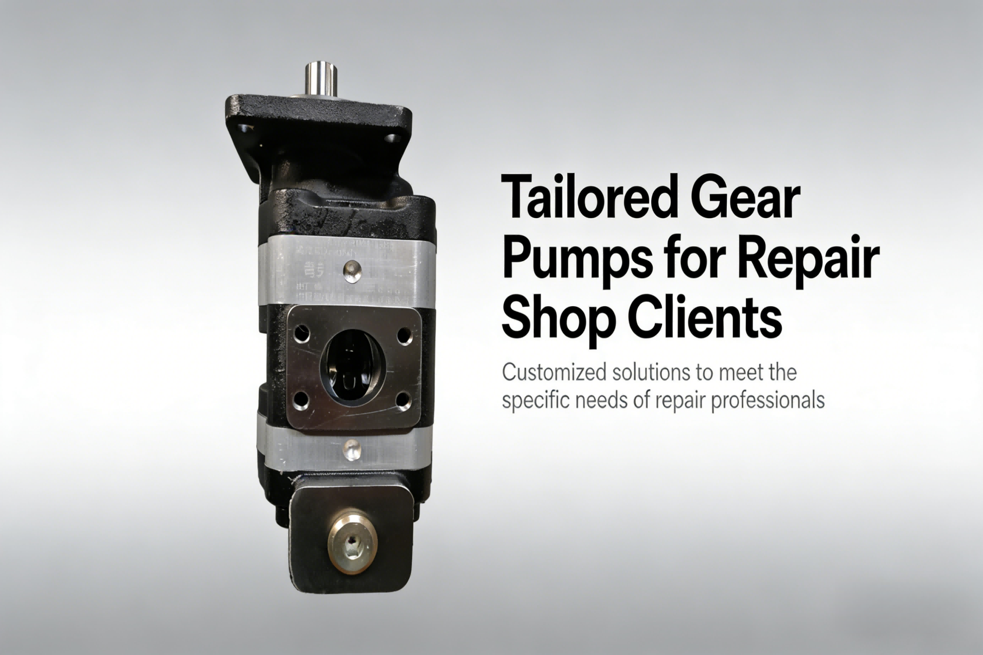 Precision Customization for Seamless Repairs! HanTang Machine Tailors Exclusive Gear Pumps for Clients