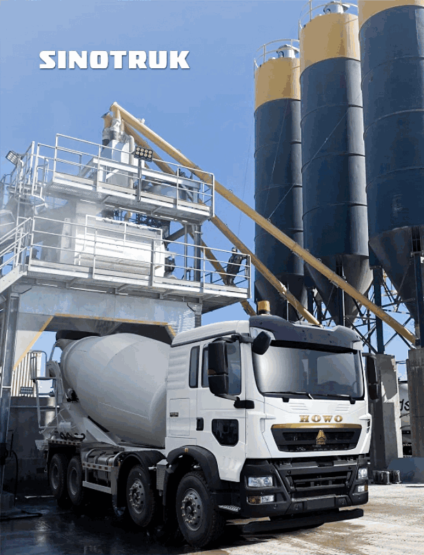 Professional concrete mixer Howo-TX