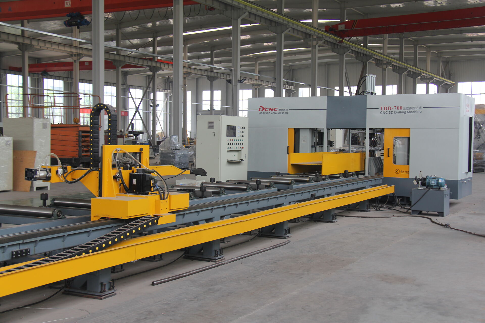 CNC Beam Drill Band Saw Production Line DSS400